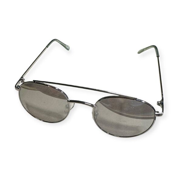 Foster Grant Aviator Sunglasses Pilot Silver‎ Mirrored Lens Shades Retro main image 4